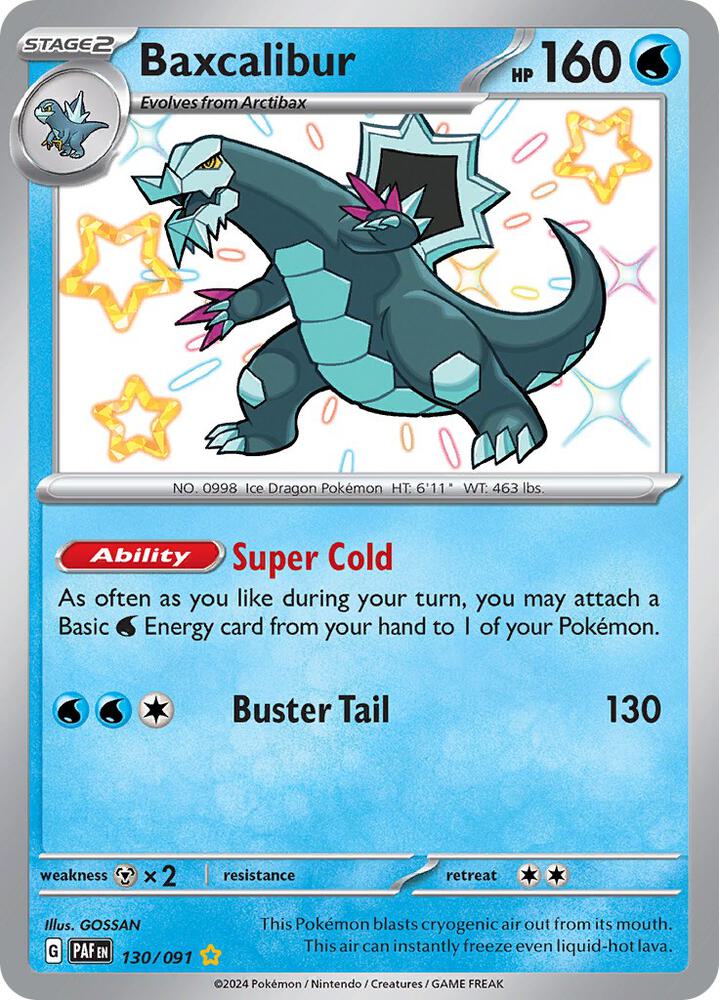 Baxcalibur (130/091) [SV Paldean Fates]