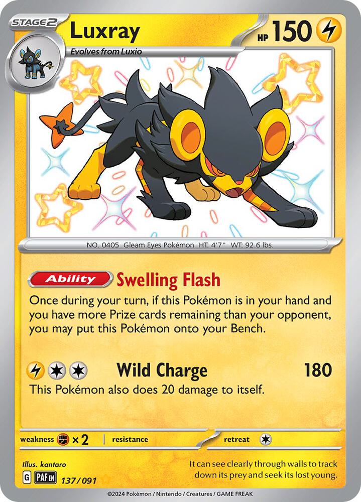 Luxray (137/091) [SV Paldean Fates]