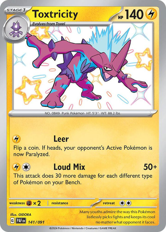 Toxtricity (141/091) [SV Paldean Fates]