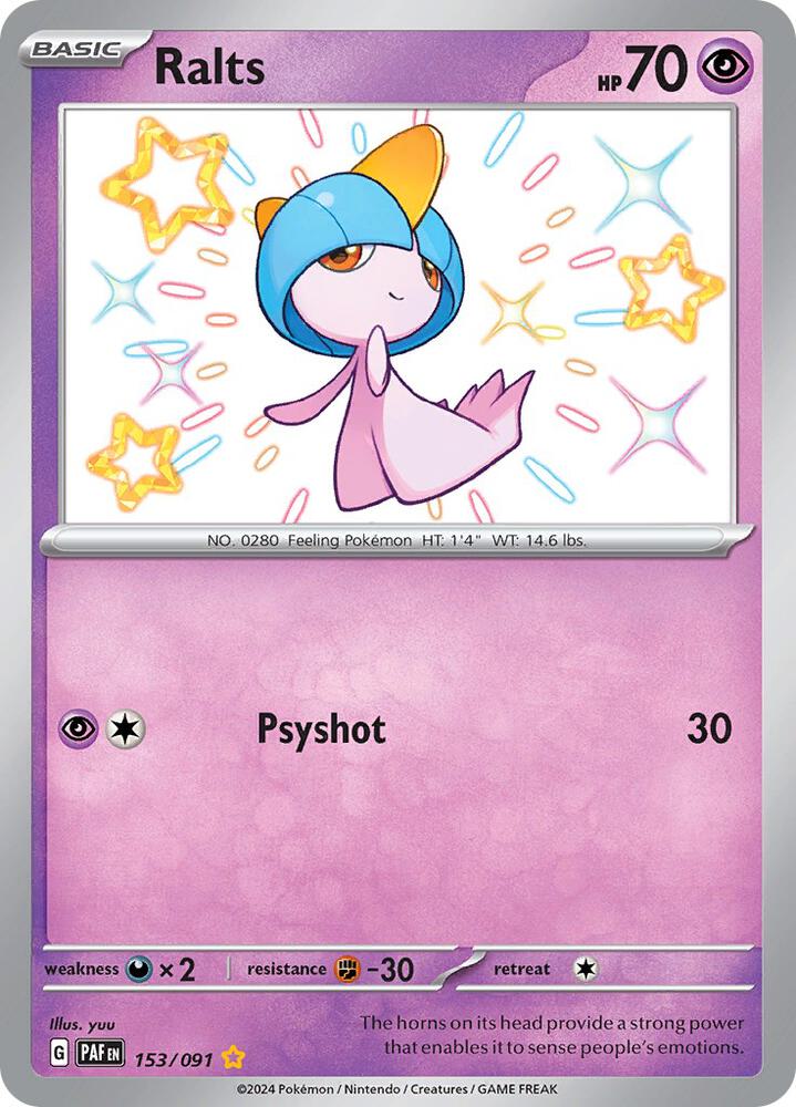 Ralts - 153/091 [SV Paldean Fates]