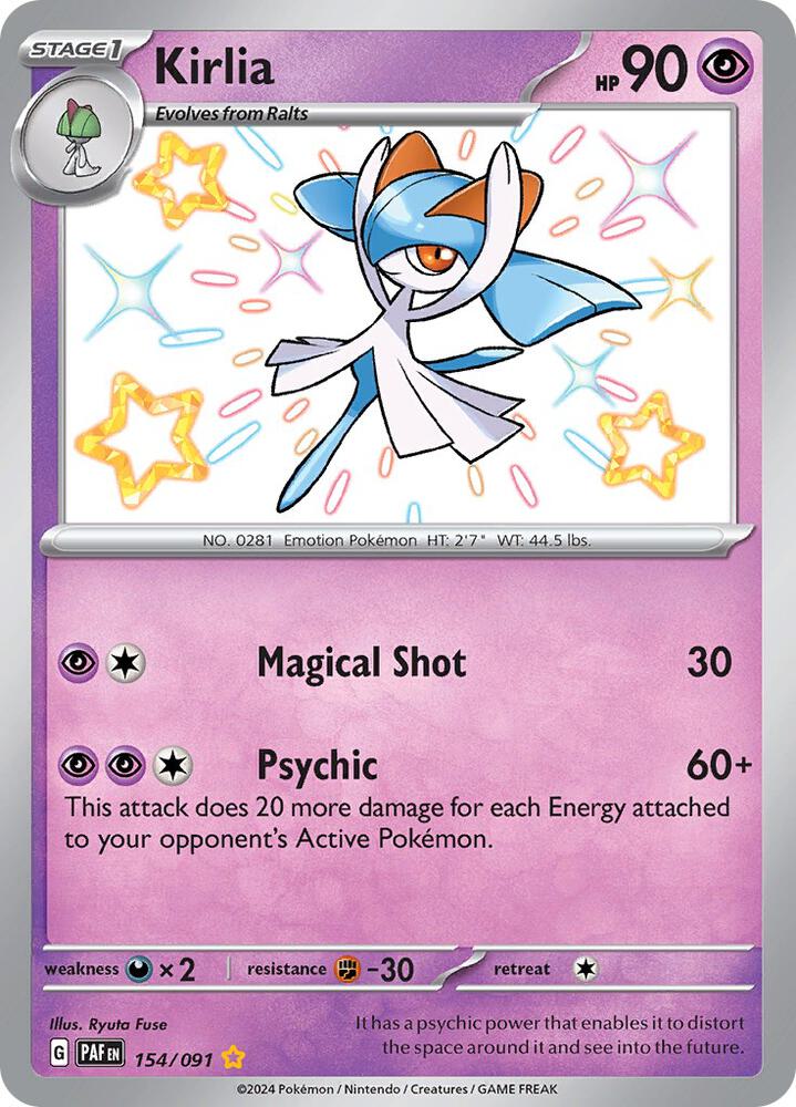 Kirlia - 154/091 [SV Paldean Fates]