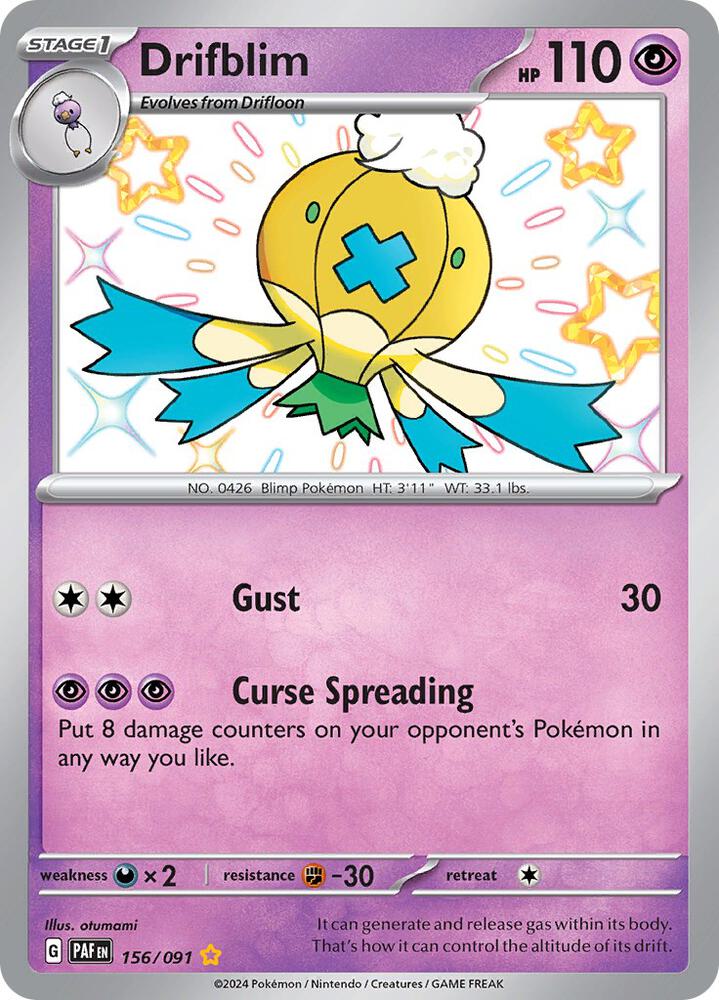 Drifblim (156/091) [SV Paldean Fates]