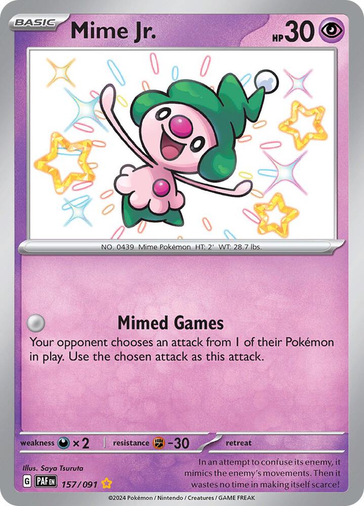 Mime Jr. - 157/091 [SV Paldean Fates]