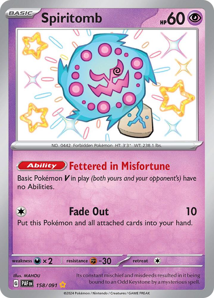 Spiritomb (158/091) [SV Paldean Fates]
