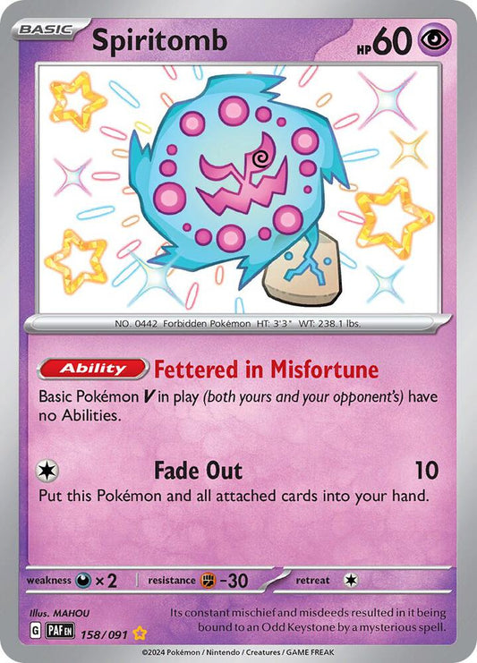 Spiritomb (158/091) [SV Paldean Fates]