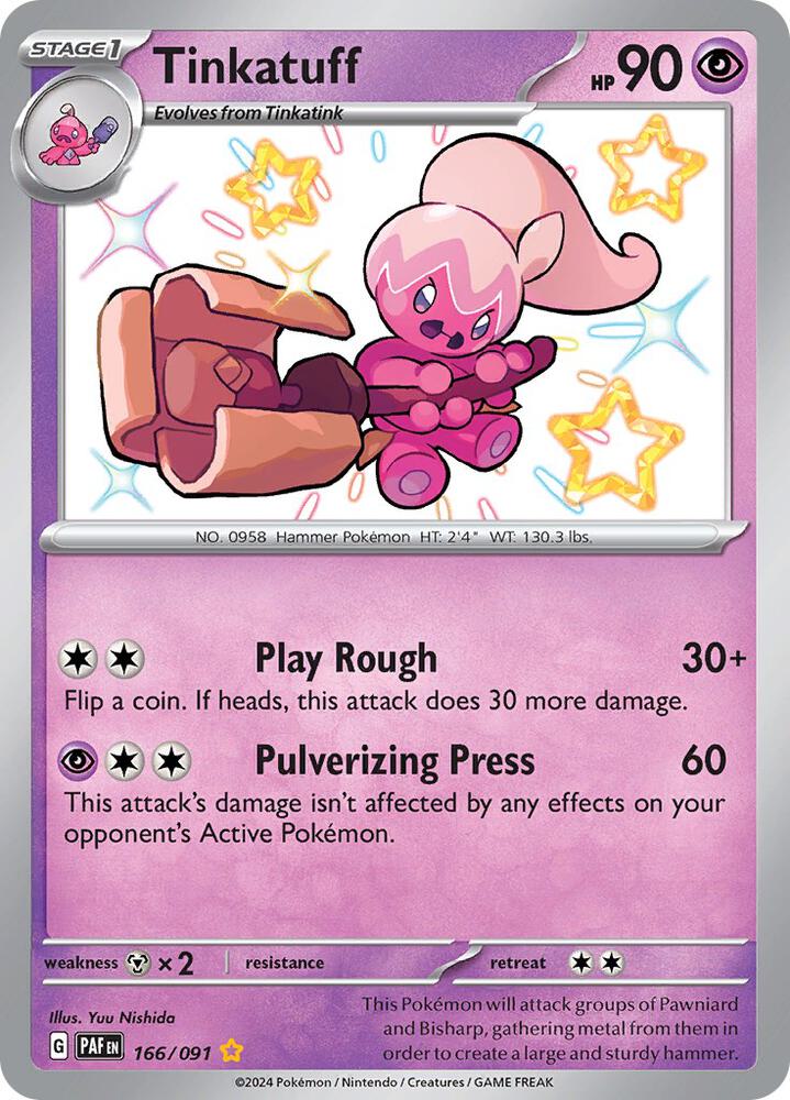 Tinkatuff (166/091) [SV Paldean Fates]