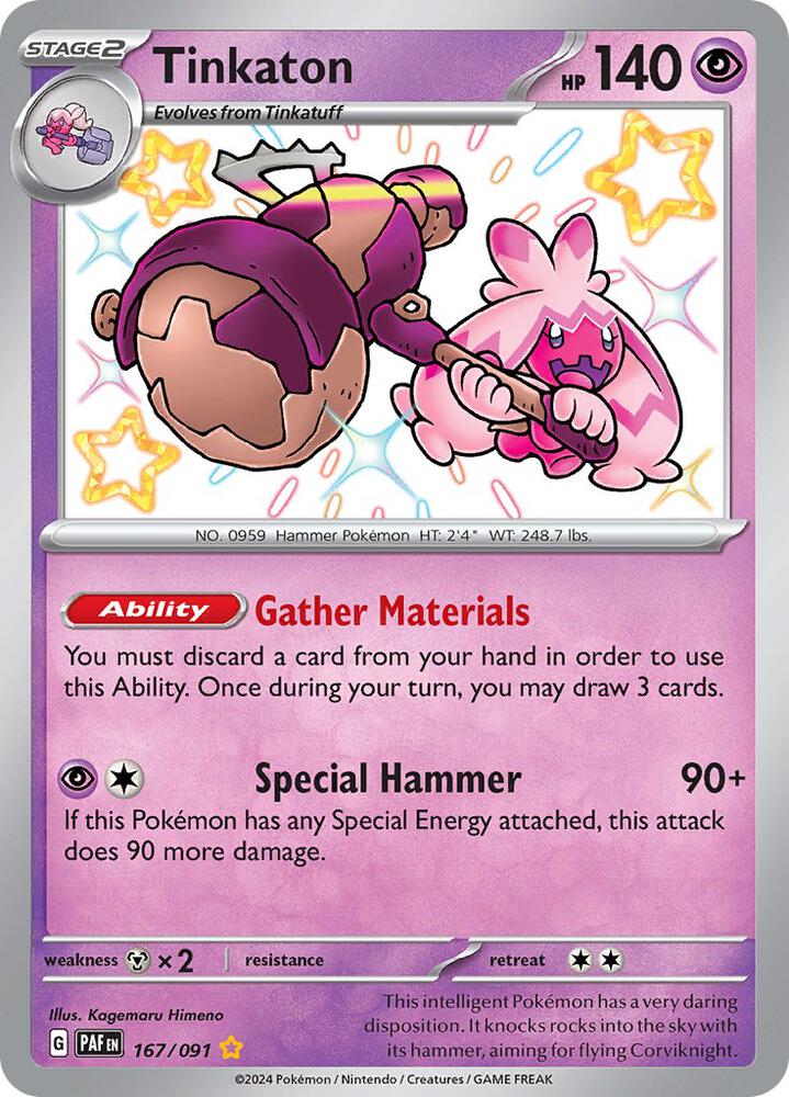 Tinkaton (167/091) [SV Paldean Fates]