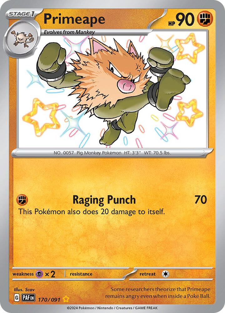 Primeape - 170/091 [SV Paldean Fates]