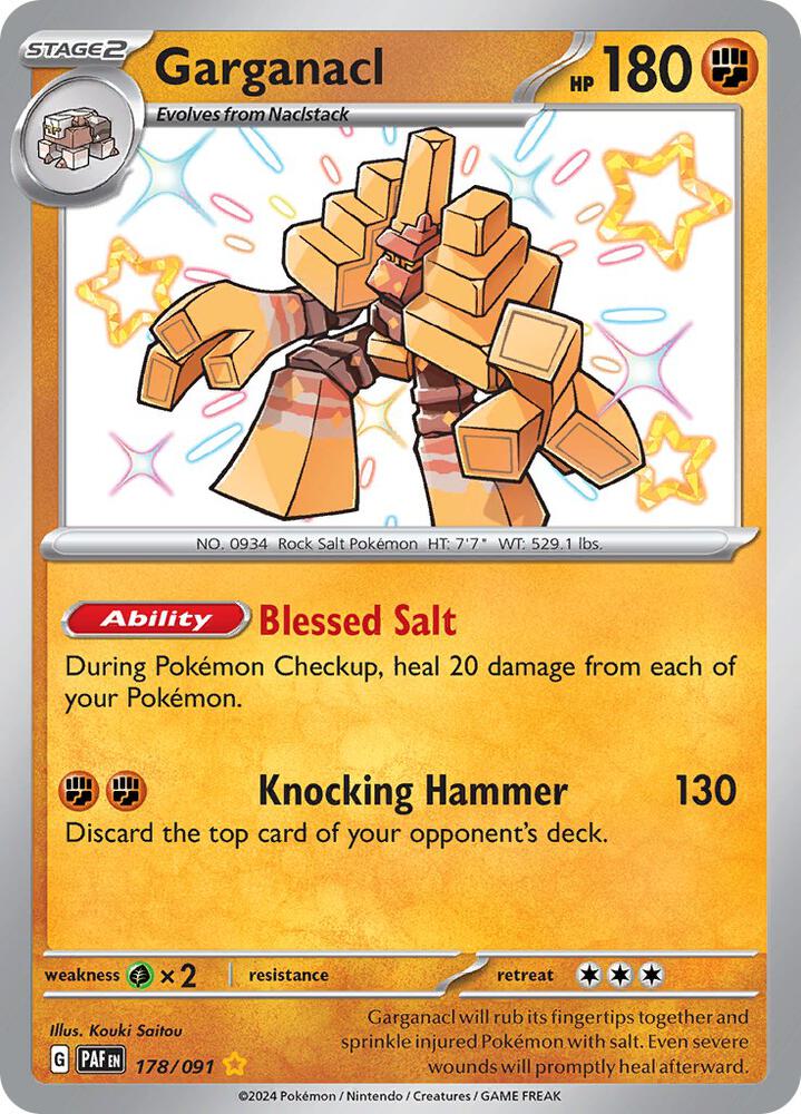 Garganacl (178/091) [SV Paldean Fates]