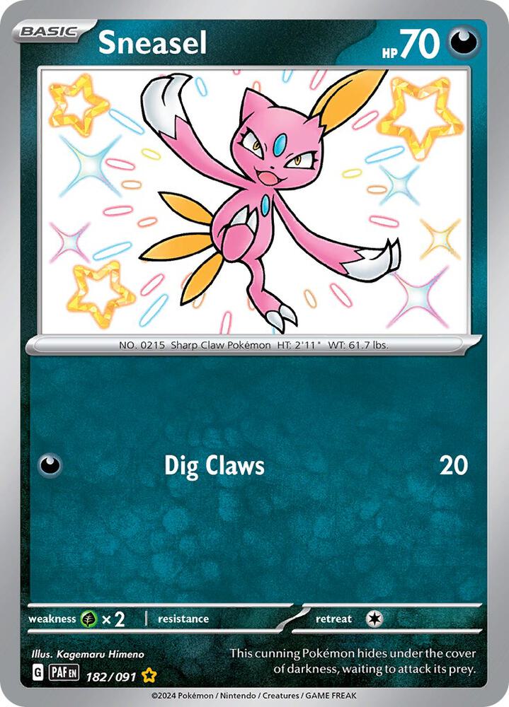 Sneasel (182/091) [SV Paldean Fates]