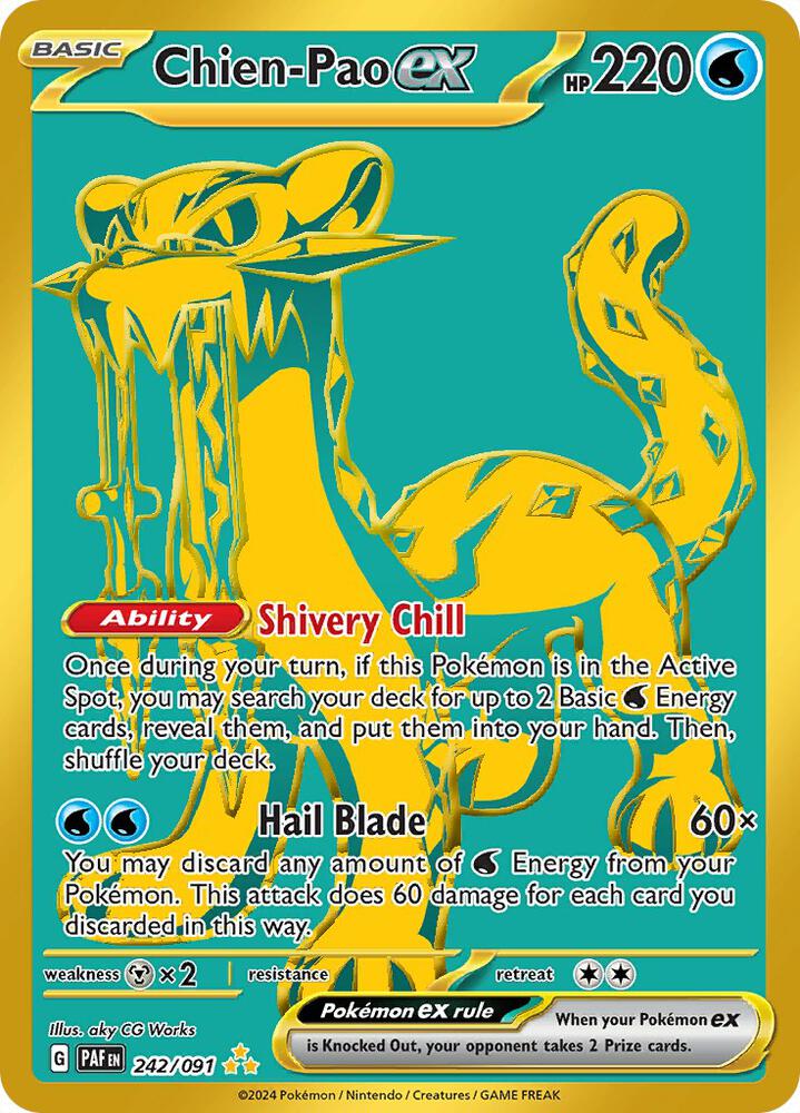 Chien-Pao ex (242/091) [SV Paldean Fates]
