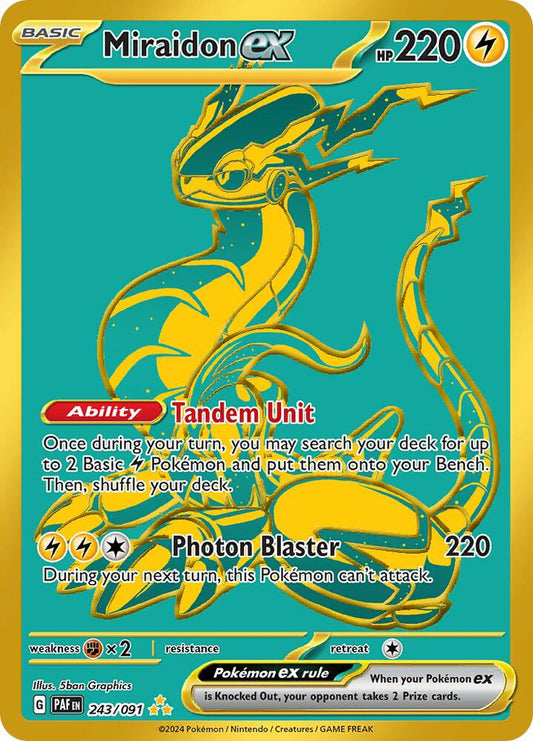 Miraidon ex (243/091) [SV Paldean Fates]