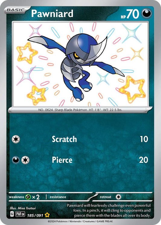 Pawniard (185/091) [SV Paldean Fates]