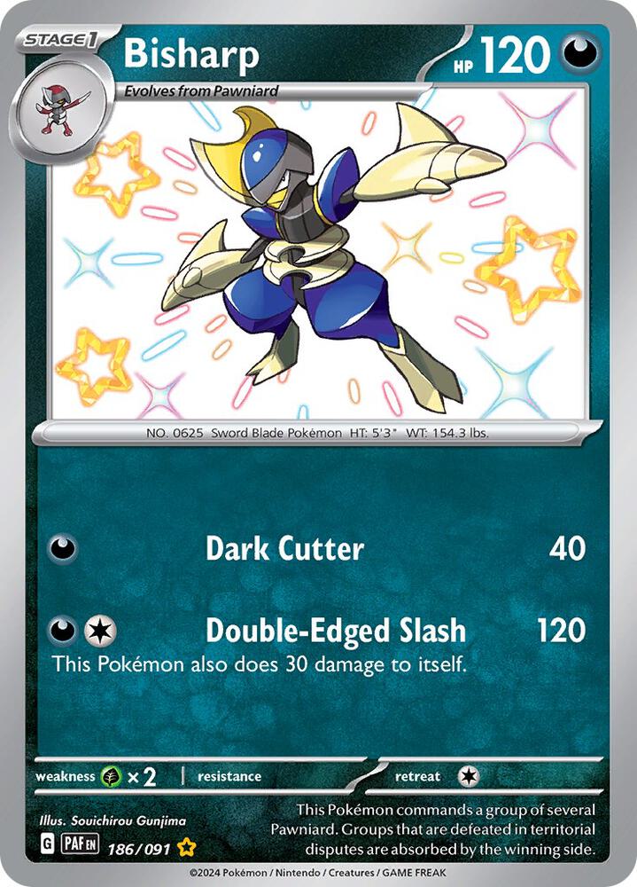 Bisharp (186/091) [SV Paldean Fates]