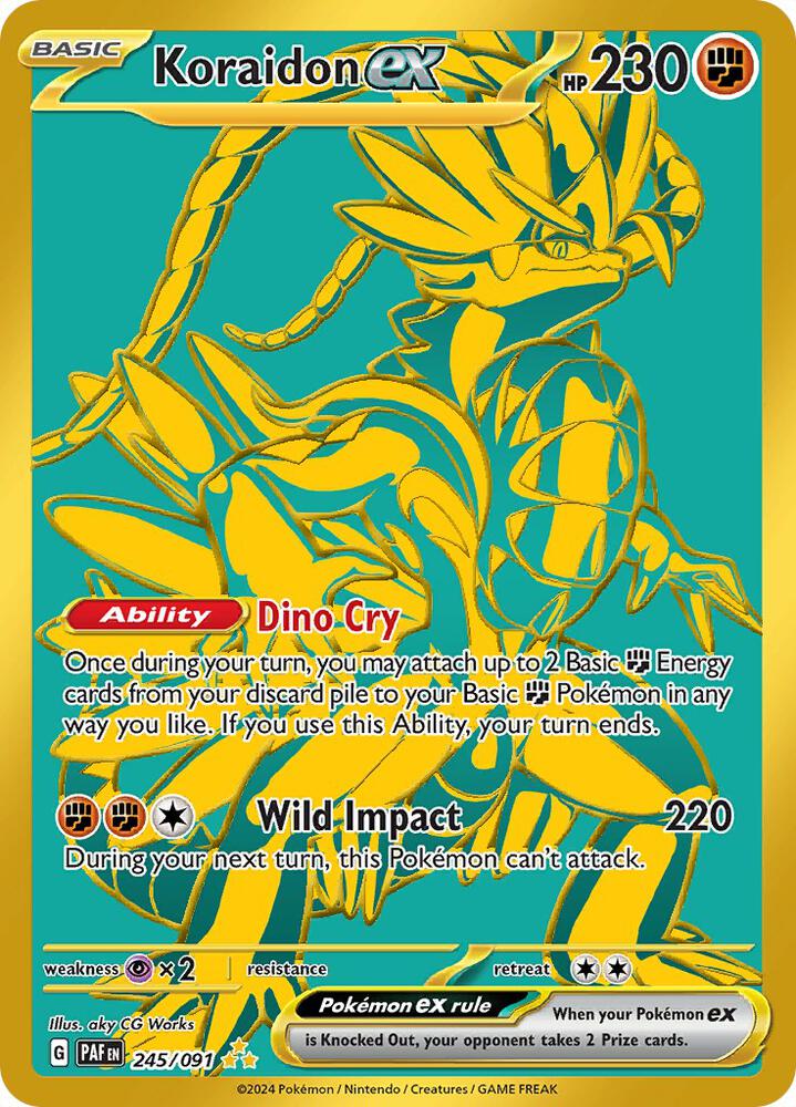 Koraidon ex (245/091) [SV Paldean Fates]