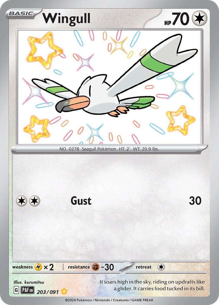Wingull (203/091) [SV Paldean Fates]