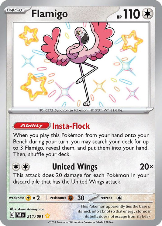 Flamigo (211/091) [SV Paldean Fates]