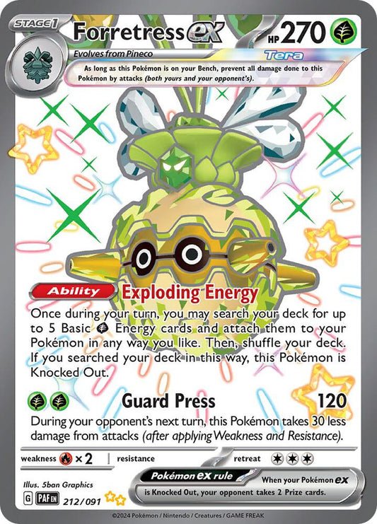 Forretress ex - 212/091 [SV Paldean Fates]