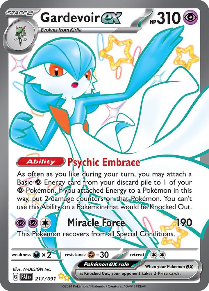 Gardevoir ex - 217/091 [SV Paldean Fates]