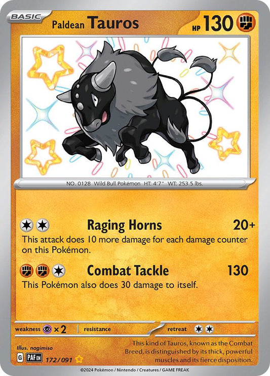 Paldean Tauros - 172/091 [SV Paldean Fates]
