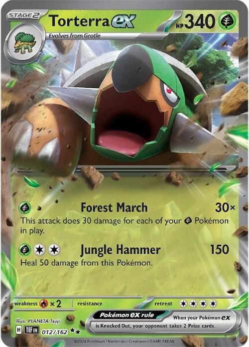 Torterra ex - 012/162 [SV05 Temporal Forces]