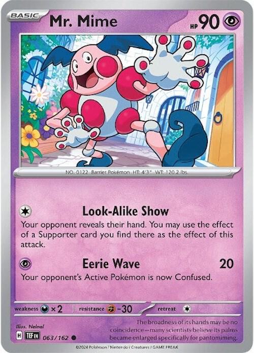 Mr. Mime (063/162) [SV05 Temporal Forces]