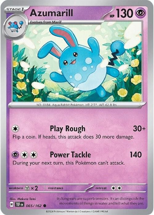 Azumarill (065/162) [SV05 Temporal Forces]