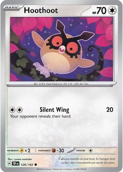 Hoothoot (126/162) [SV05 Temporal Forces]