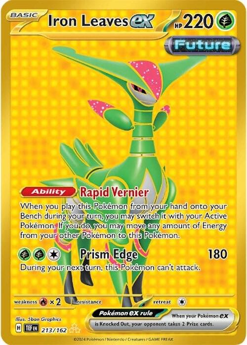 Iron Leaves ex - 213/162 [SV05 Temporal Forces]