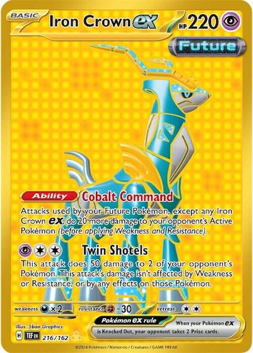 Iron Crown ex - 216/162 [SV05 Temporal Forces]