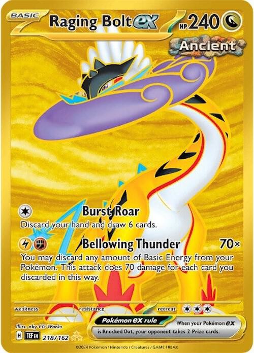 Raging Bolt ex - 218/162 [SV05 Temporal Forces]
