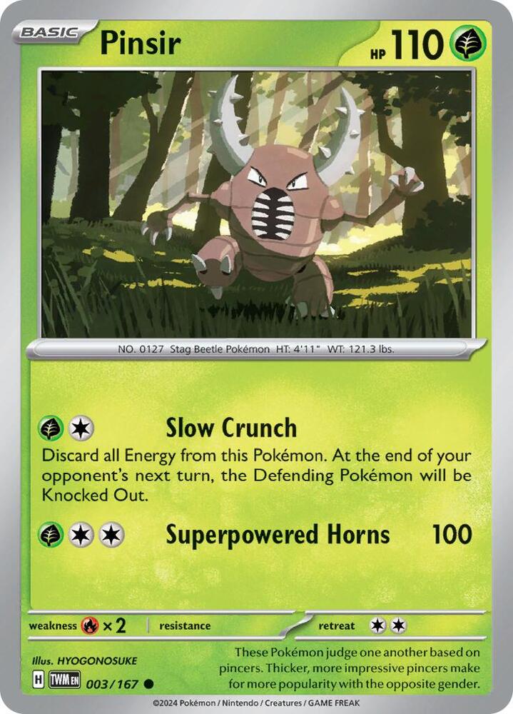 Pinsir - 003/167 [SV06 Twilight Masquerade]