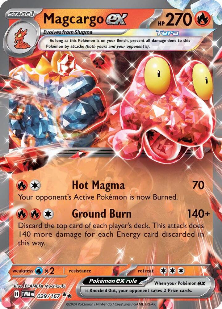 Magcargo ex - 029/167 [SV06 Twilight Masquerade]