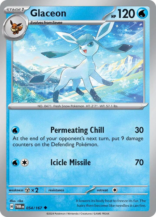 Glaceon (054/167) [SV06 Twilight Masquerade]