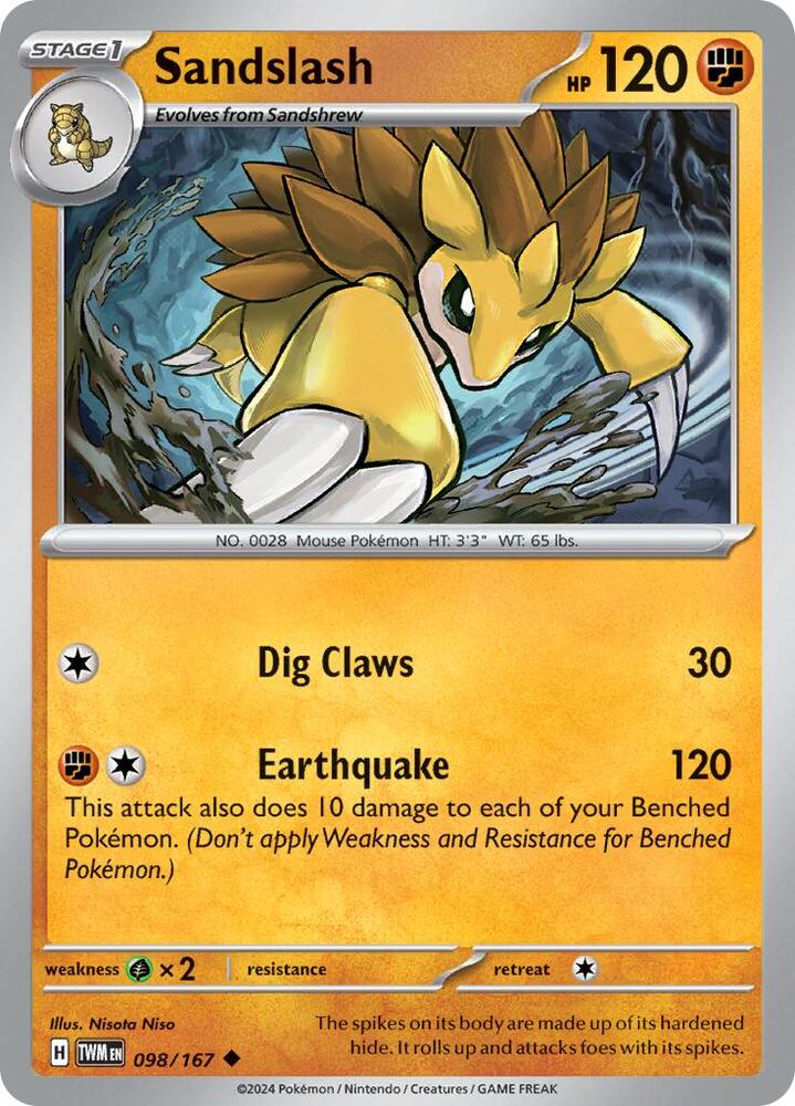 Sandslash (098/167) [SV06 Twilight Masquerade]