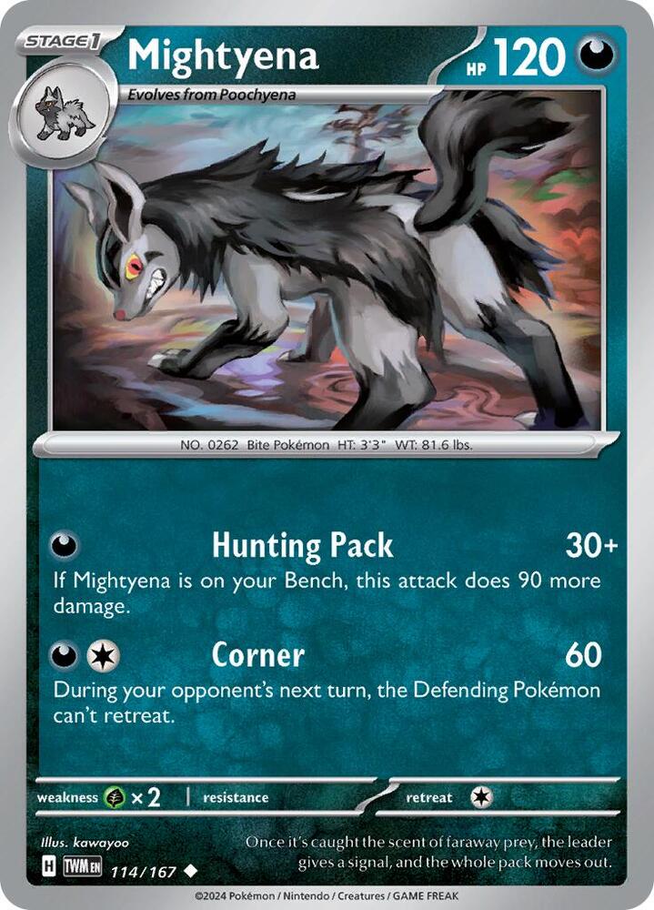 Mightyena (114/167) [SV06 Twilight Masquerade]