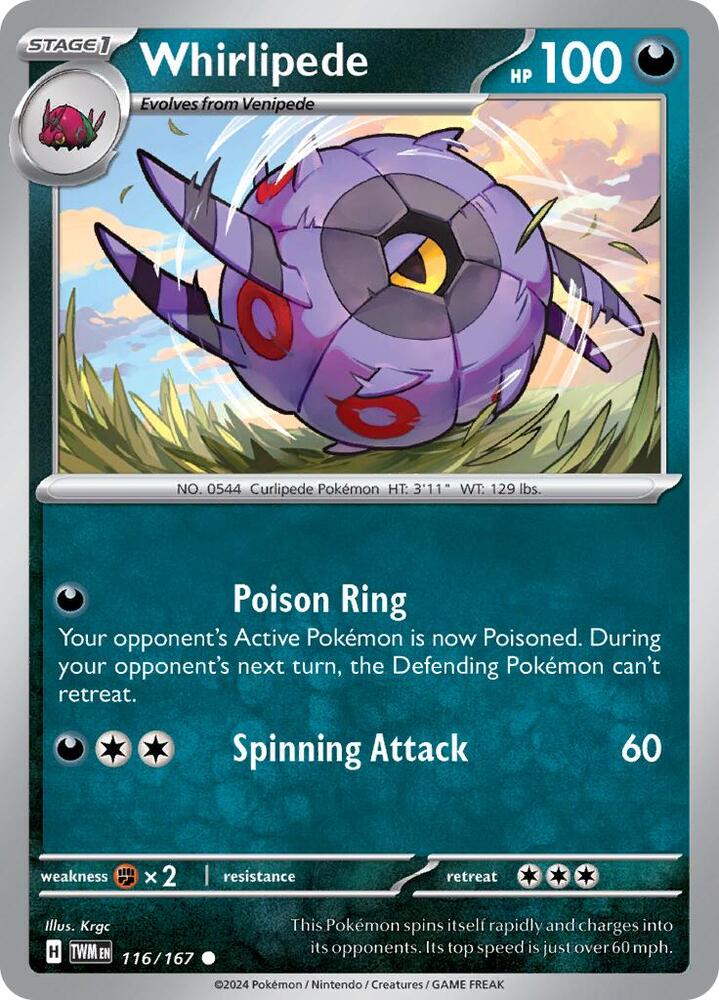 Whirlipede (116/167) [SV06 Twilight Masquerade]