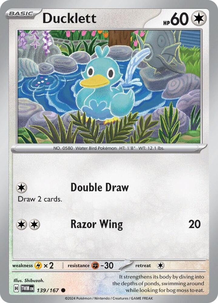 Ducklett (139/167) [SV06 Twilight Masquerade]