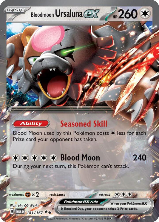 Bloodmoon Ursaluna ex - 141/167 [SV06 Twilight Masquerade]
