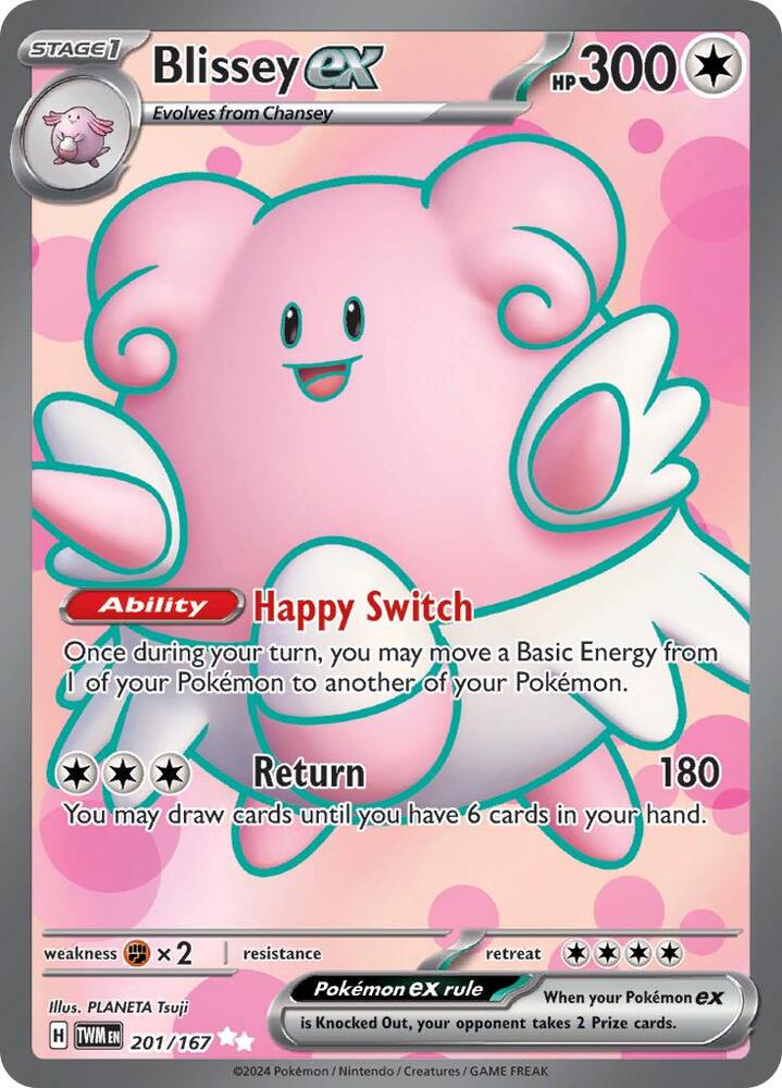 Blissey ex - 201/167 [SV06 Twilight Masquerade]