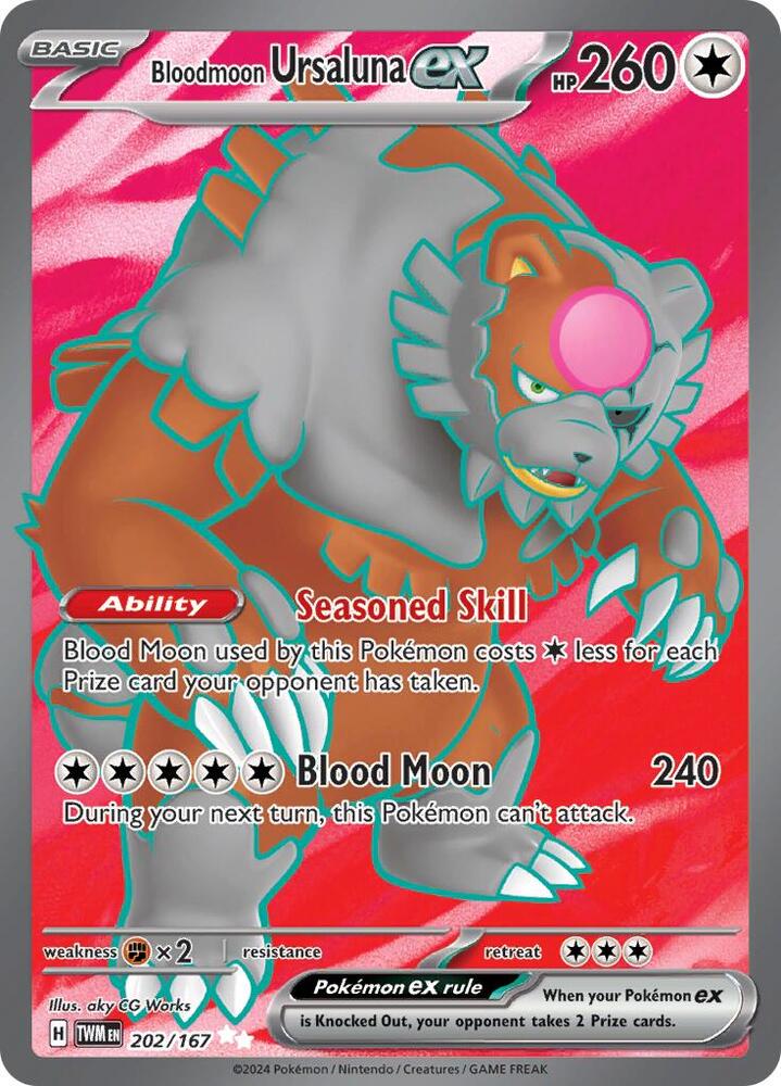 Bloodmoon Ursaluna ex - 202/167 [SV06 Twilight Masquerade]