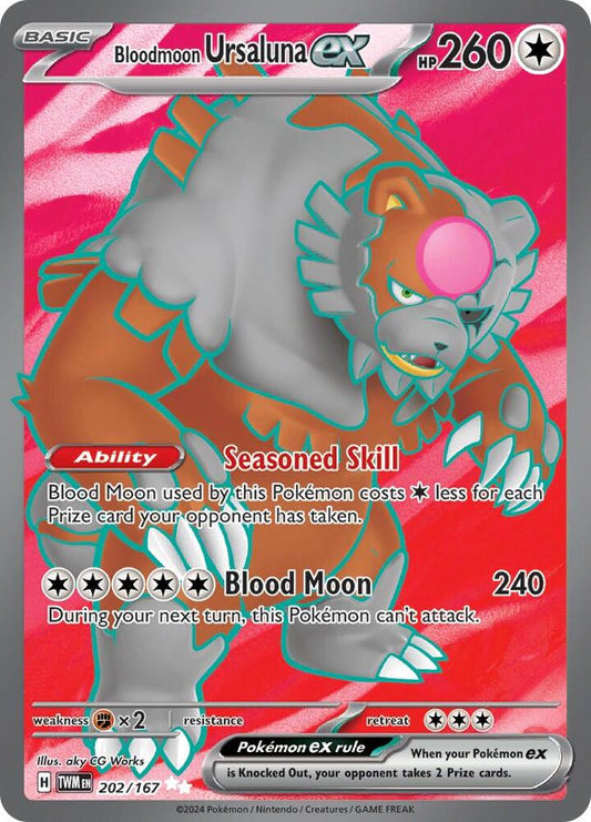 Bloodmoon Ursaluna ex - 202/167 [SV06 Twilight Masquerade]