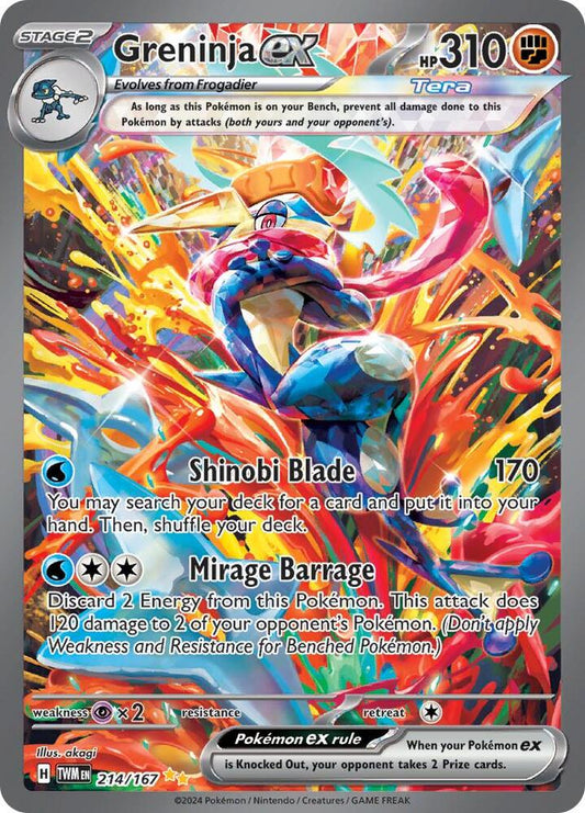 Greninja ex - 214/167 [SV06 Twilight Masquerade]