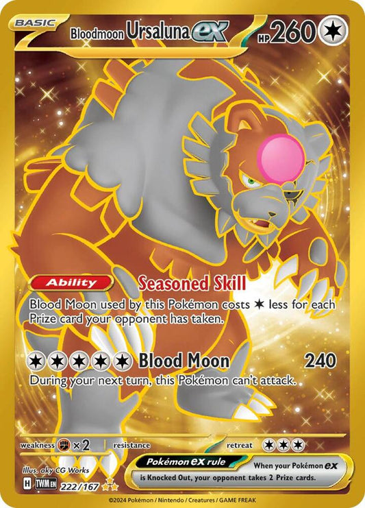 Bloodmoon Ursaluna ex - 222/167 [SV06 Twilight Masquerade]