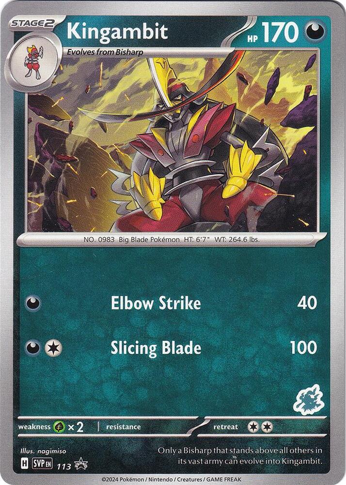 Kingambit - Darkrai Deck (113) [Battle Academy 2024]