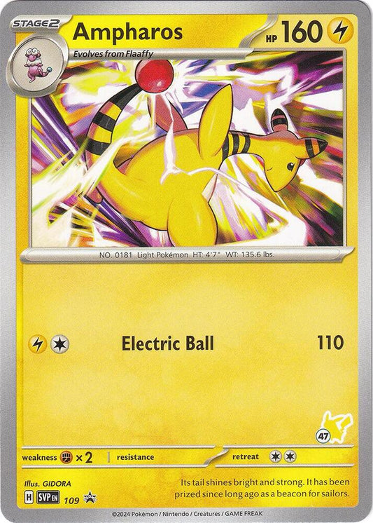 Ampharos - Pikachu 47 (109) [Battle Academy 2024]
