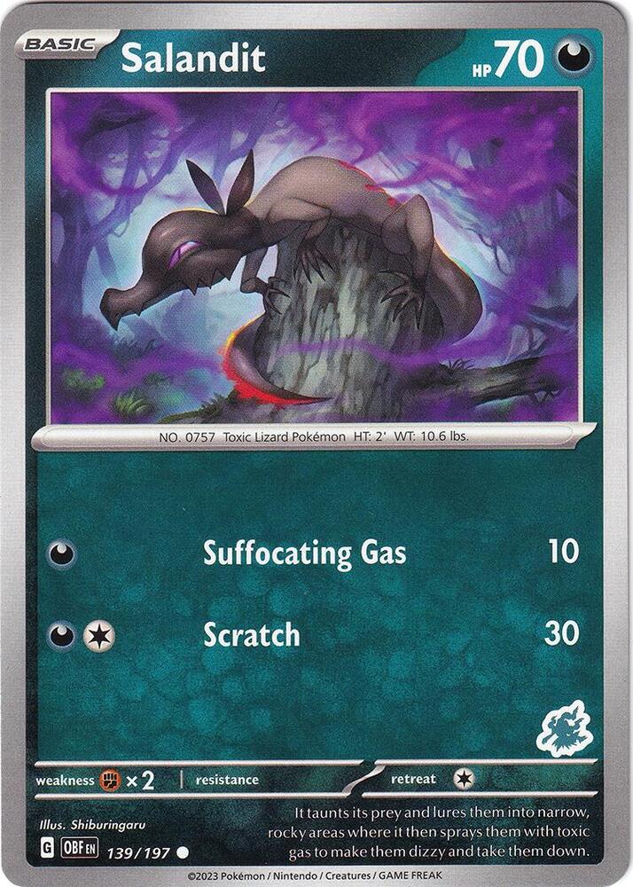Salandit - Darkrai Deck (139/197) [Battle Academy 2024]