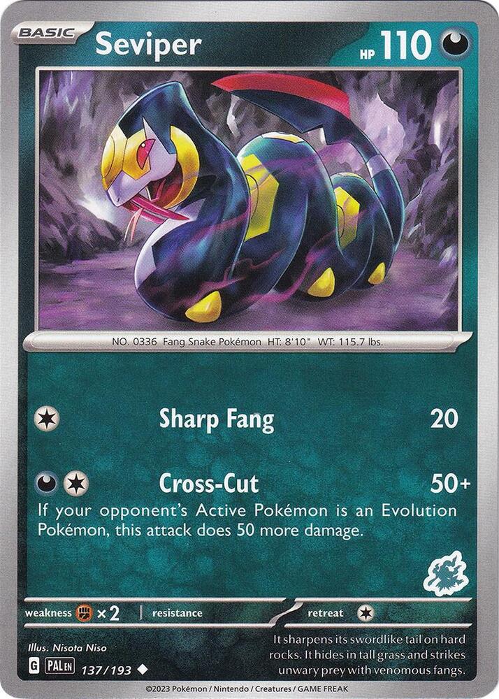 Seviper - Darkrai Deck (137/193) [Battle Academy 2024]