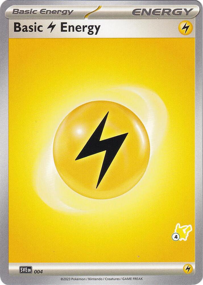 Basic Lightning Energy - Pikachu 4 (004) [Battle Academy 2024]