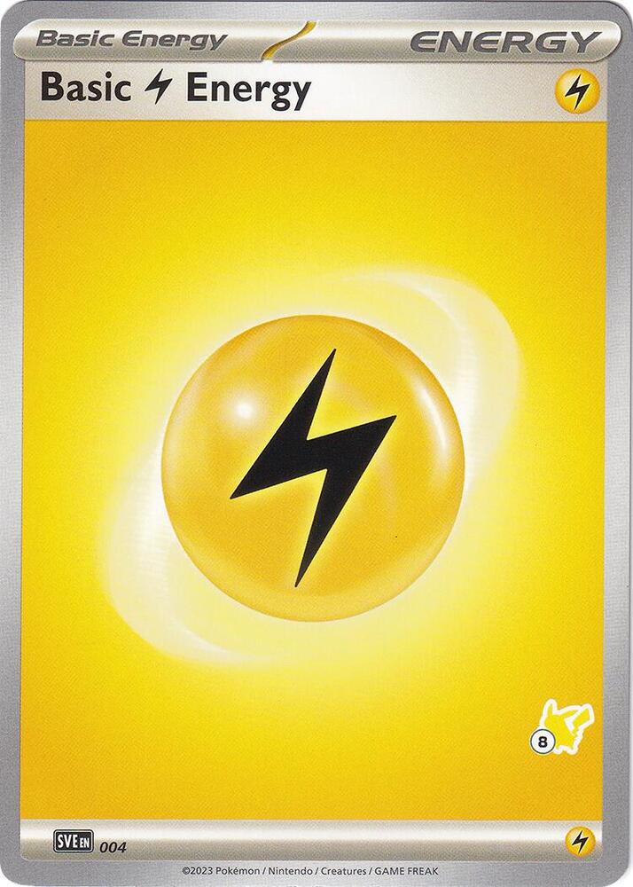 Basic Lightning Energy - Pikachu 8 (004) [Battle Academy 2024]